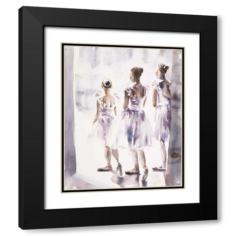 In The Wings Black Modern Wood Framed Art Print with Double Matting by Valle, Aimee Del
