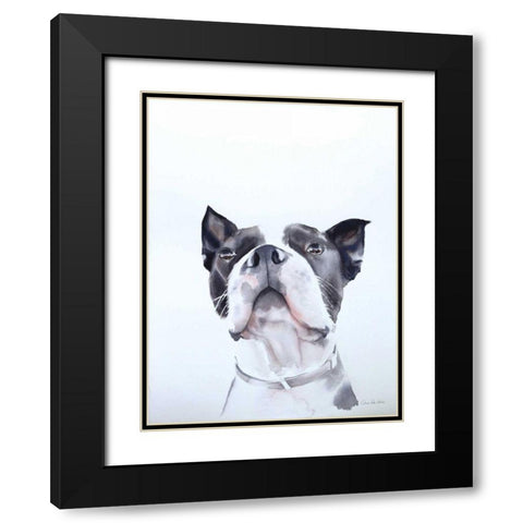 Bird Watching Black Modern Wood Framed Art Print with Double Matting by Valle, Aimee Del