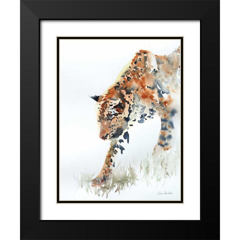 Slowly Does It Black Modern Wood Framed Art Print with Double Matting by Valle, Aimee Del