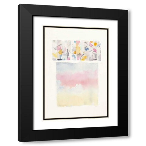 Day Dream Watercolor v2 Black Modern Wood Framed Art Print with Double Matting by Schick, Mike