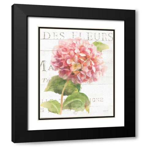 Maison des Fleurs VII Black Modern Wood Framed Art Print with Double Matting by Nai, Danhui