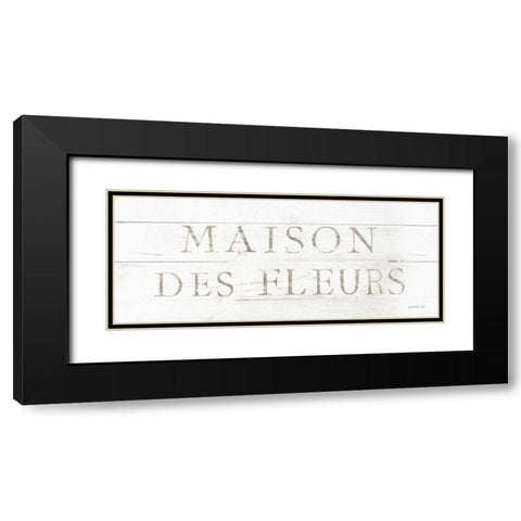 Maison des Fleurs IX Black Modern Wood Framed Art Print with Double Matting by Nai, Danhui