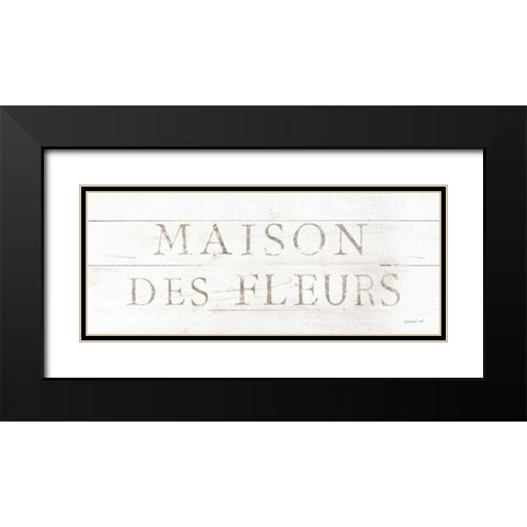 Maison des Fleurs IX Black Modern Wood Framed Art Print with Double Matting by Nai, Danhui