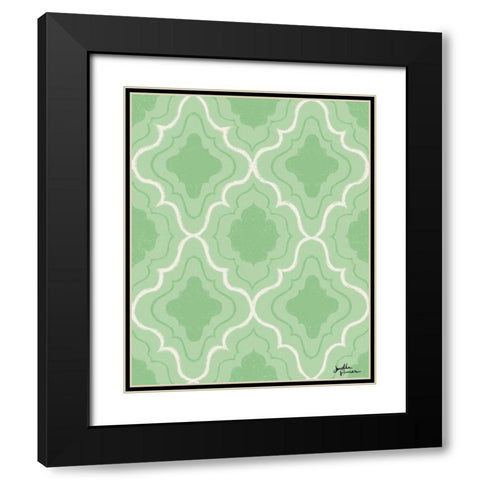 Live in Bloom Step 04B Black Modern Wood Framed Art Print with Double Matting by Penner, Janelle