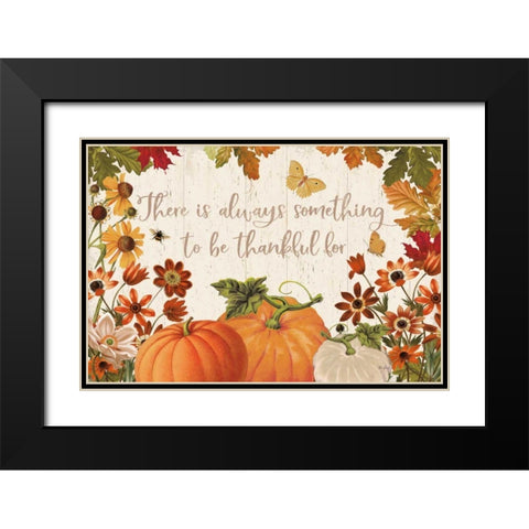 Fall Garden I Black Modern Wood Framed Art Print with Double Matting by Pertiet, Katie