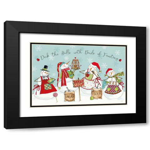 Baked with Love I Black Modern Wood Framed Art Print with Double Matting by Tavoletti, Anne