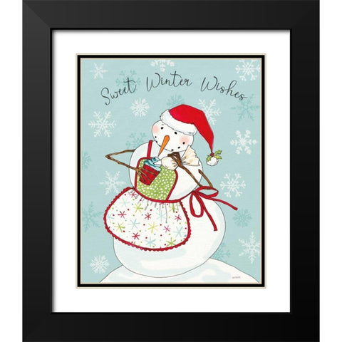 Baked with Love III Black Modern Wood Framed Art Print with Double Matting by Tavoletti, Anne