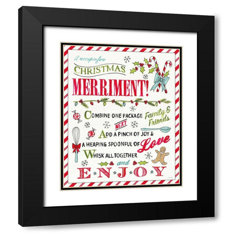 Baked with Love VI Black Modern Wood Framed Art Print with Double Matting by Tavoletti, Anne