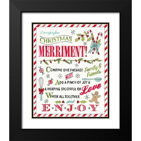 Baked with Love VI Black Modern Wood Framed Art Print with Double Matting by Tavoletti, Anne