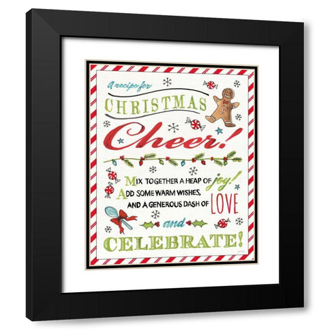 Baked with Love VII Black Modern Wood Framed Art Print with Double Matting by Tavoletti, Anne