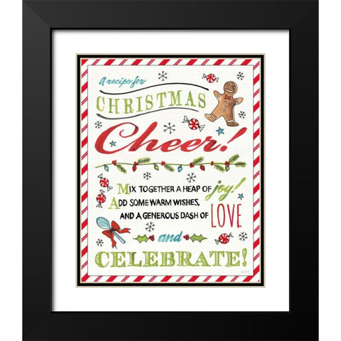 Baked with Love VII Black Modern Wood Framed Art Print with Double Matting by Tavoletti, Anne