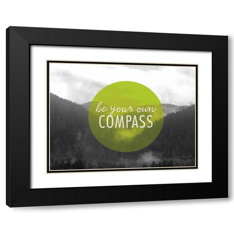Bold Adventures IV v2 Black Modern Wood Framed Art Print with Double Matting by Marshall, Laura