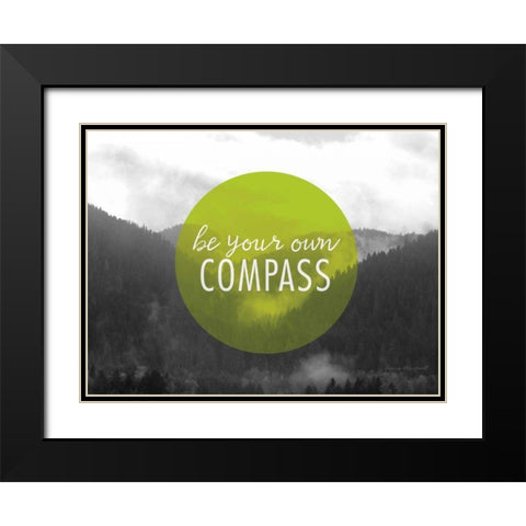 Bold Adventures IV v2 Black Modern Wood Framed Art Print with Double Matting by Marshall, Laura