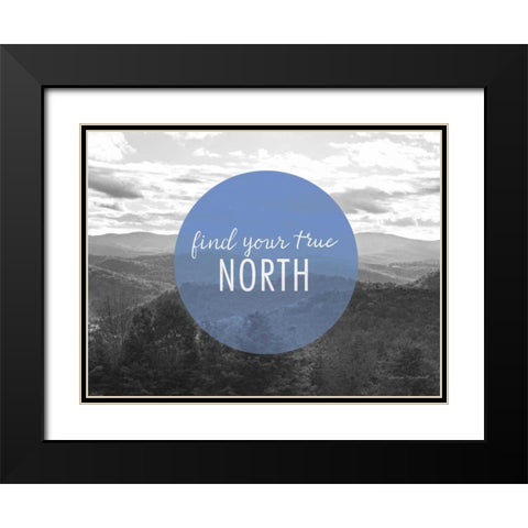 Bold Adventures VI v2 Black Modern Wood Framed Art Print with Double Matting by Marshall, Laura