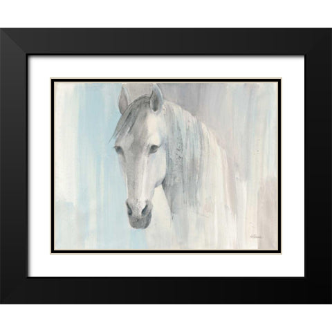 Summer Black Modern Wood Framed Art Print with Double Matting by Hristova, Albena