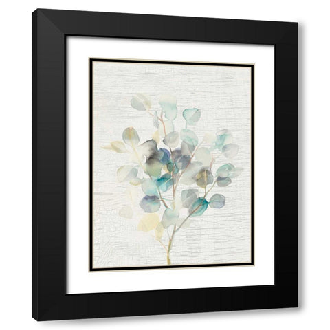 Eucalyptus III Vintage Black Modern Wood Framed Art Print with Double Matting by Nai, Danhui