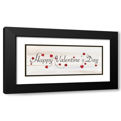 Rustic Valentine Saying I Black Modern Wood Framed Art Print with Double Matting by McKenna, Kathleen Parr