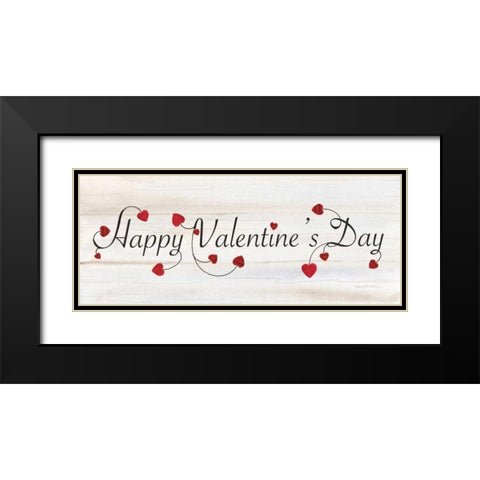 Rustic Valentine Saying I Black Modern Wood Framed Art Print with Double Matting by McKenna, Kathleen Parr