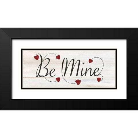 Rustic Valentine Saying IV Black Modern Wood Framed Art Print with Double Matting by McKenna, Kathleen Parr
