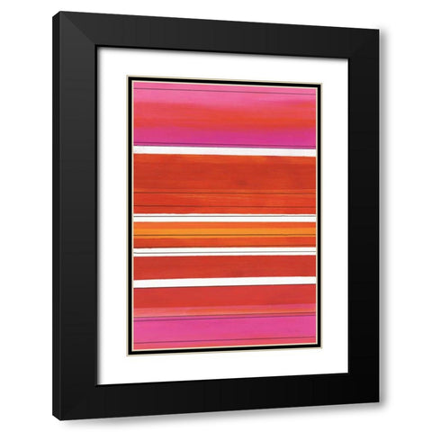 Some Like it Hot Black Modern Wood Framed Art Print with Double Matting by Rhue, Piper
