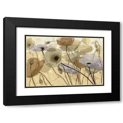 Fluidity IV - WAG Black Modern Wood Framed Art Print with Double Matting by Novak, Shirley