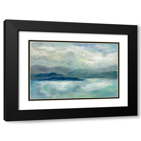 Early Sunrise Black Modern Wood Framed Art Print with Double Matting by Vassileva, Silvia