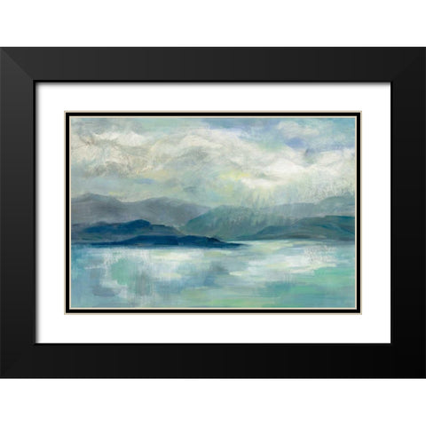 Early Sunrise Black Modern Wood Framed Art Print with Double Matting by Vassileva, Silvia