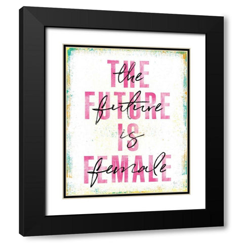 Empowerment I Black Modern Wood Framed Art Print with Double Matting by Marshall, Laura