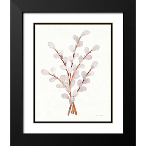 Easter Blessing Flowers V Black Modern Wood Framed Art Print with Double Matting by McKenna, Kathleen Parr