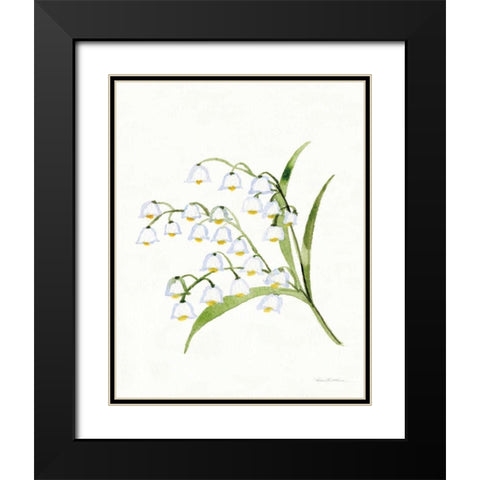 Easter Blessing Flower X Black Modern Wood Framed Art Print with Double Matting by McKenna, Kathleen Parr