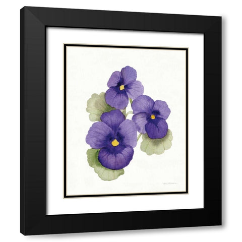 Easter Blessing Flower IX Black Modern Wood Framed Art Print with Double Matting by McKenna, Kathleen Parr
