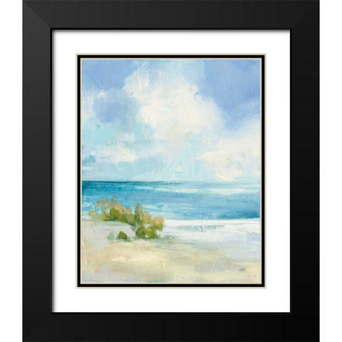 Wind and Waves II Black Modern Wood Framed Art Print with Double Matting by Purinton, Julia