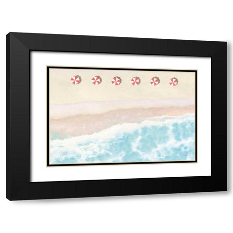 Sky Seaview I Black Modern Wood Framed Art Print with Double Matting by Wiens, James