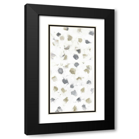 Nougat Neutral III Black Modern Wood Framed Art Print with Double Matting by Schick, Mike