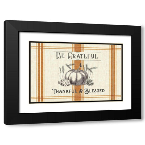 Autumn Farmhouse I Black Modern Wood Framed Art Print with Double Matting by Pela Studio