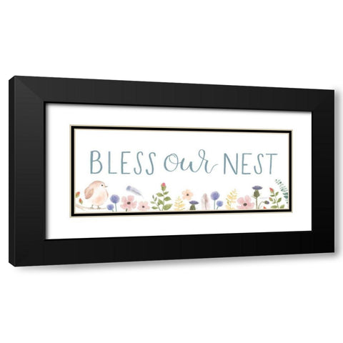 Sprint Sentiments V on White Black Modern Wood Framed Art Print with Double Matting by Jackson, Jenaya