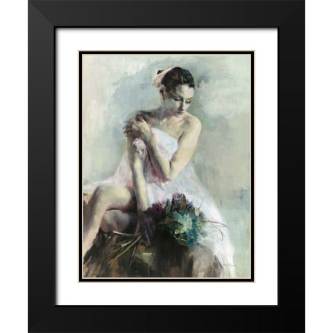 Reflection Black Modern Wood Framed Art Print with Double Matting by Hageman, Marilyn