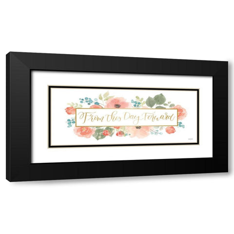 Blooming Delight IX White Black Modern Wood Framed Art Print with Double Matting by Jackson, Jenaya