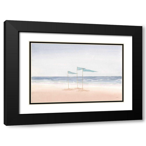 Salento Coast I Black Modern Wood Framed Art Print with Double Matting by Wiens, James