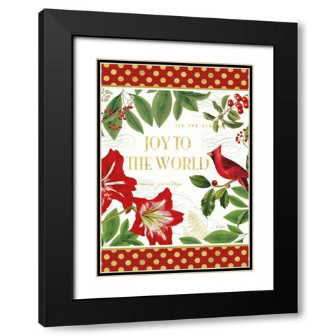 Christmas Garden VI Black Modern Wood Framed Art Print with Double Matting by Pertiet, Katie