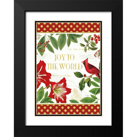 Christmas Garden VI Black Modern Wood Framed Art Print with Double Matting by Pertiet, Katie