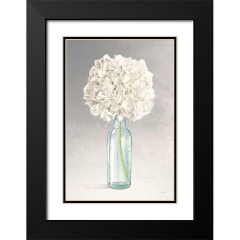 Tranquil Blossoms II Black Modern Wood Framed Art Print with Double Matting by Wiens, James