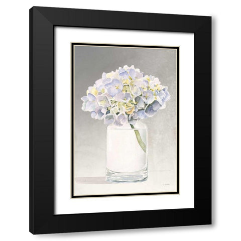 Tranquil Blossoms III Black Modern Wood Framed Art Print with Double Matting by Wiens, James