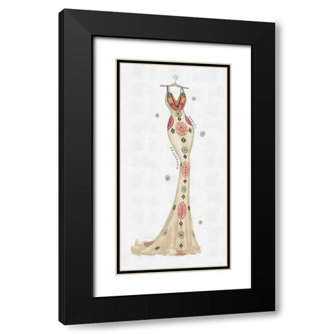 Empowered Beauty I Black Modern Wood Framed Art Print with Double Matting by Adams, Emily