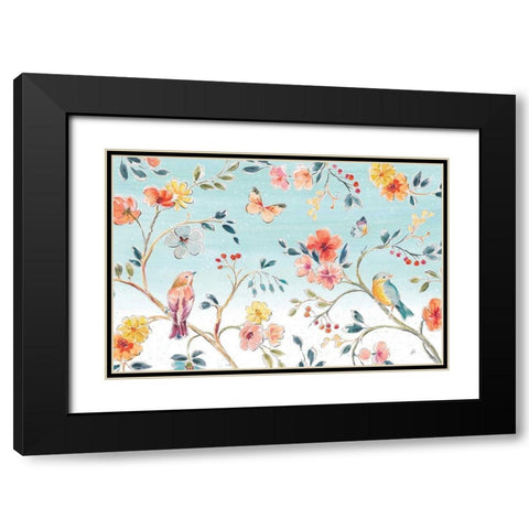 Natures Bliss I Black Modern Wood Framed Art Print with Double Matting by Brissonnet, Daphne