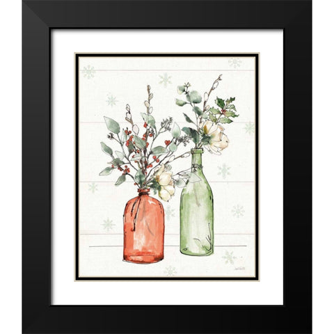 Modern Farmhouse II Christmas Black Modern Wood Framed Art Print with Double Matting by Tavoletti, Anne