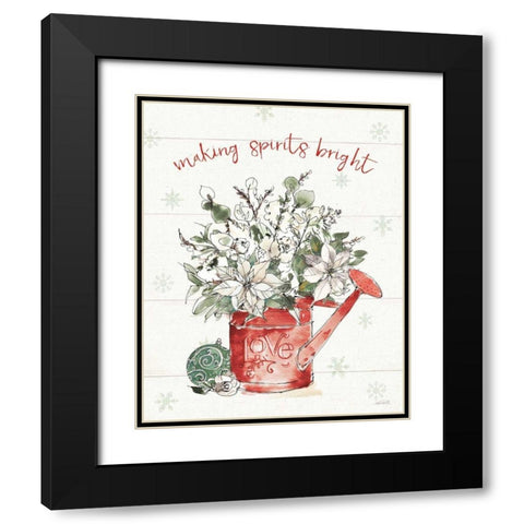 Modern Farmhouse IV Christmas Black Modern Wood Framed Art Print with Double Matting by Tavoletti, Anne