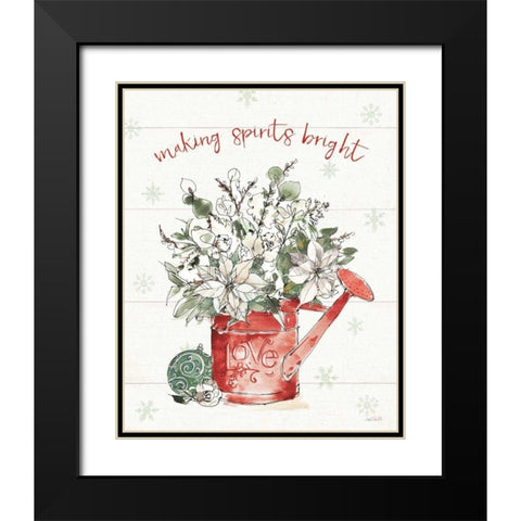 Modern Farmhouse IV Christmas Black Modern Wood Framed Art Print with Double Matting by Tavoletti, Anne