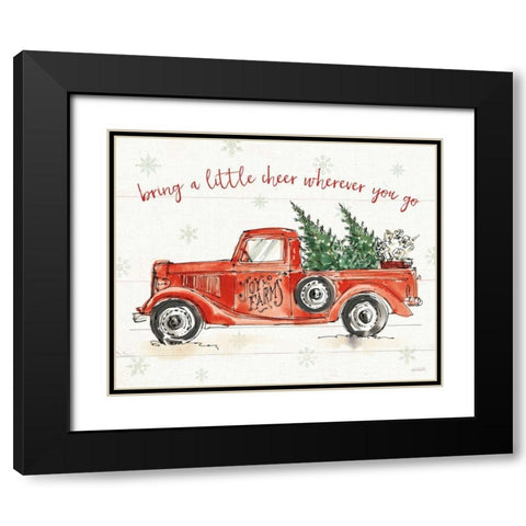 Modern Farmhouse VIII Christmas Black Modern Wood Framed Art Print with Double Matting by Tavoletti, Anne