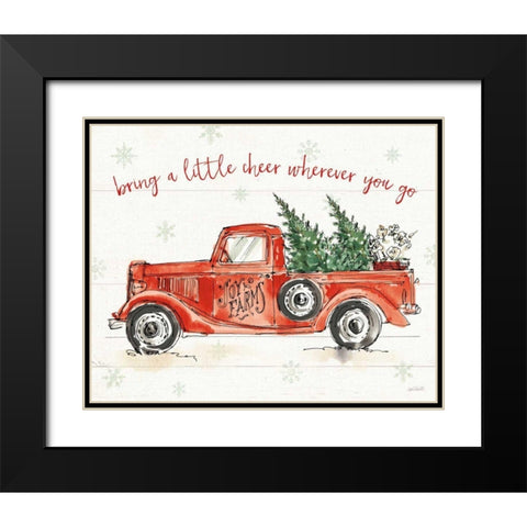 Modern Farmhouse VIII Christmas Black Modern Wood Framed Art Print with Double Matting by Tavoletti, Anne